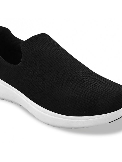 CAMP WAY Black Men's Walking Shoes